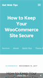 Mobile Screenshot of getwebtips.com