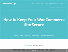 Tablet Screenshot of getwebtips.com